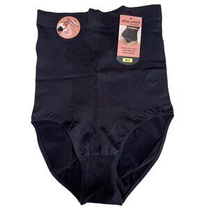 Shapermint All Day Every Day High-Waisted Shaper Panty Black Sz MED/LG 54008
